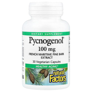Natural Factors, Pycnogenol , 100 mg, 30 Vegetarian Capsules