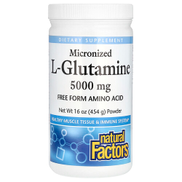Natural Factors, Micronized L-Glutamine Powder, 16 oz 454 g