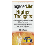 Natural Factors, RegenerLife , Higher Thoughts , 90 Softgels