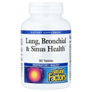 Natural Factors, Lung, Bronchial & Sinus Health, 90 Tablets