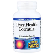 Natural Factors, Liver Health Formula, 60 Vegetarian Capsules