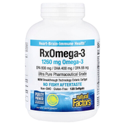 Natural Factors, Rx Omega-3, 120 Softgels 630 mg per Softgel