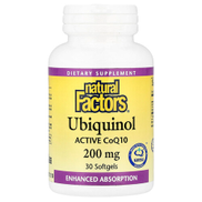 Natural Factors, Ubiquinol, 30 Softgels