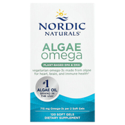 Nordic Naturals, Algae Omega, 120 Soft Gels 357.5 mg per Softgel