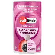 SaltStick, FastChews , Chewable Electrolytes, Mixed Berry, 50 Chewable Tablets