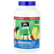 Source Naturals, Attentive Child، حلو وحامض، 60 رقاقة قابلة للمضغ