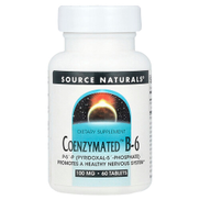 Source Naturals, Coenzymated B-6, 100 mg, 60 Tablets