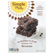 Simple Mills, Almond Flour Baking Mix, Brownie, 12.9 oz 368 g