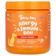Zesty Paws, Allergy & Immune Bites, For Dogs, All Ages, Lamb, 90 Soft Chews, 11.1 oz 315 g
