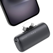 iWALK LinkPod Switch 5000mAh Rotary Power Bank USB-C & Lightning Black