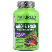 NATURELO, Whole Food Complete Multivitamin + Immune Blend, 60 ...